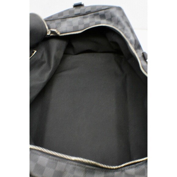 👜 Louis Vuitton LV Boston Bag Roadster 50 Damier Graphite LV 👜 - Picture 11 of 15